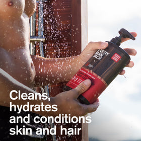 Every Man Jack Cedar + Red Sage label detail showing herbaceous, spicy notes