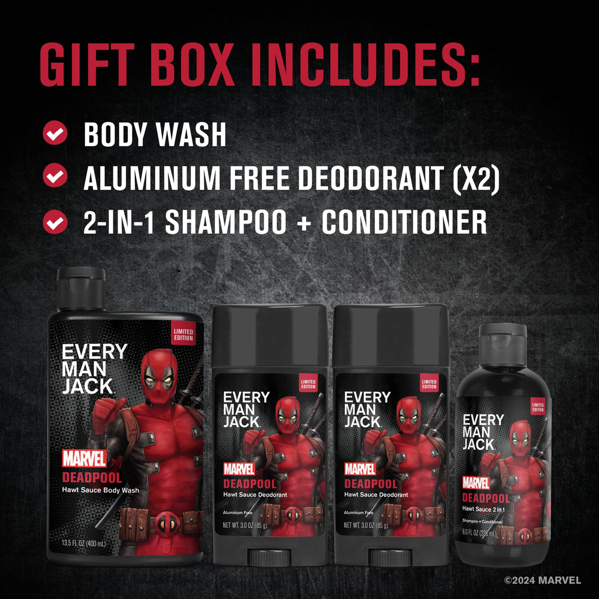 Every Man Jack body wash pump close-up showing texture and easy dispense benefit