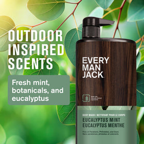 Every Man Jack foam texture close-up showing rich lather hydration