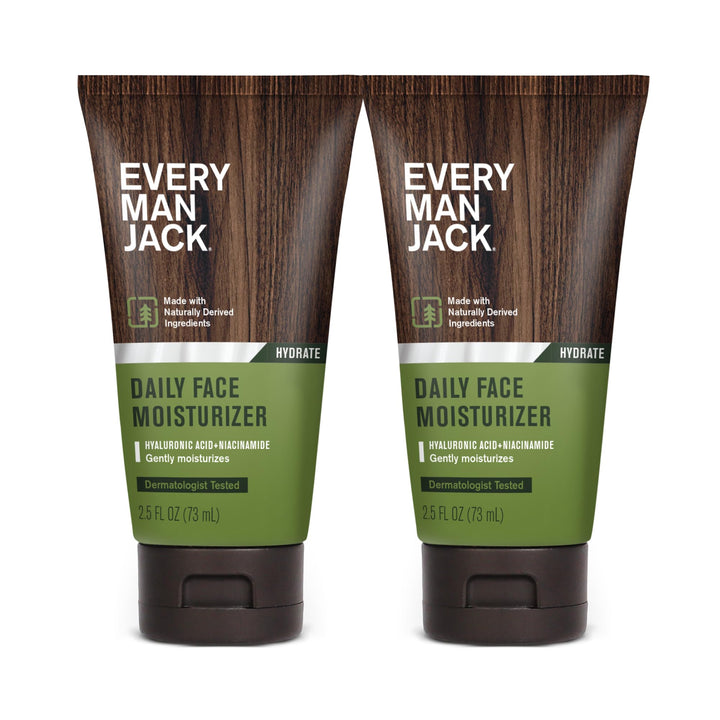 Every Man Jack front pack showing clean branding and benefits