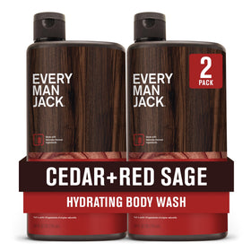 Every Man Jack front packaging showing 24oz bottle and scent benefits