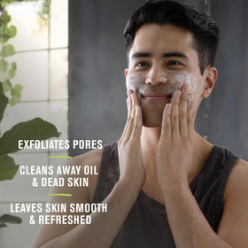Every Man Jack jojoba beads detail demonstrating gentle exfoliation