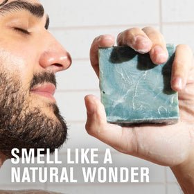 Every Man Jack label and ingredients panel highlighting natural oils and cruelty-free claim