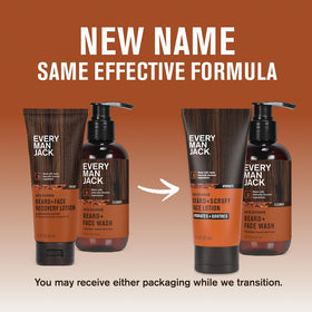Every Man Jack label close-up with ingredients and B Corp badge for brand trust