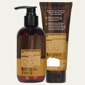 Every Man Jack products staged on bathroom vanity promoting routine simplicity
