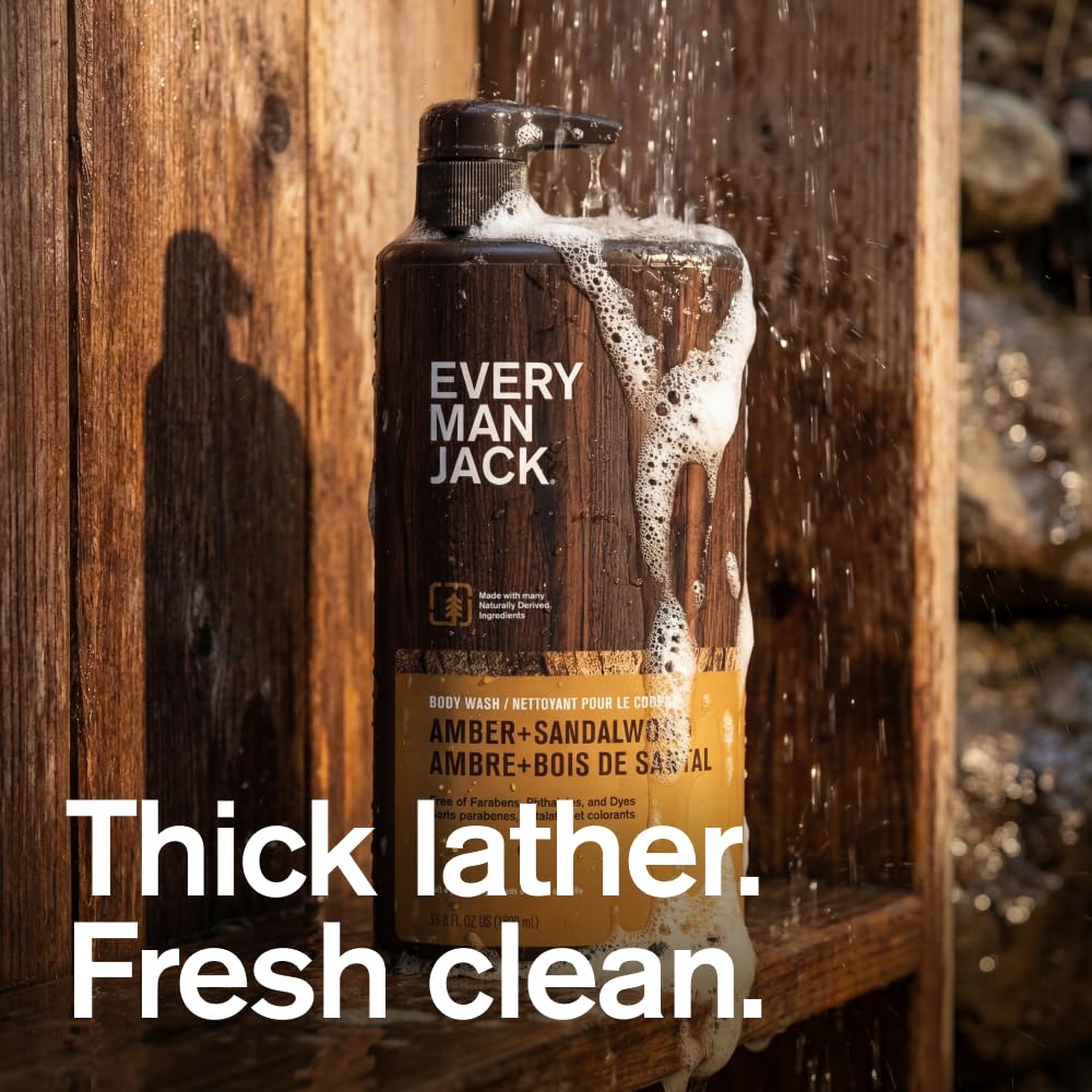 Every Man Jack pump top closeup for easy dispensing and controlled use