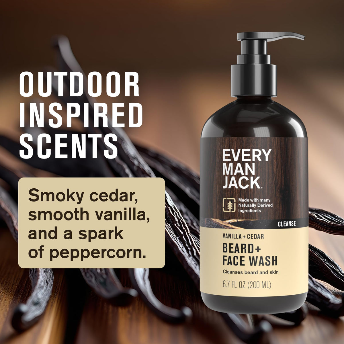 Every Man Jack rich lather close-up demonstrating foamy cleansing action for beard
