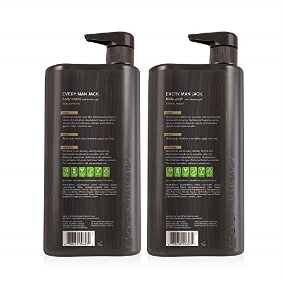 Every Man Jack close-up of body wash texture highlighting gentle lather and hydration