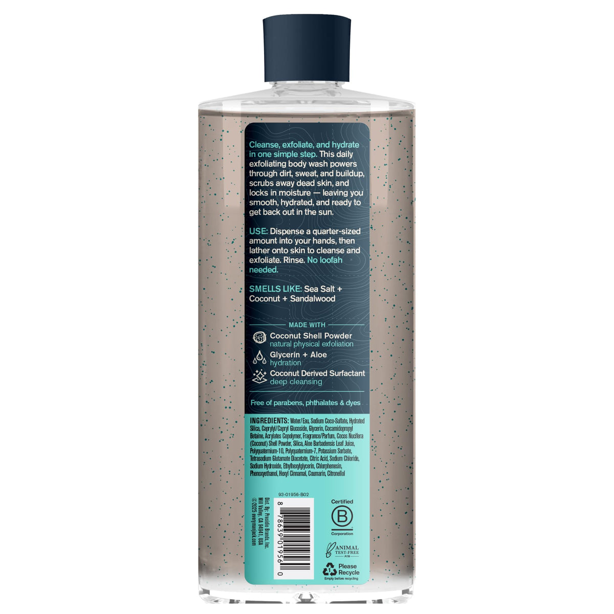 Every Man Jack coconut and beach items evoking scent and long-lasting fragrance