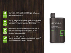 Every Man Jack texture close-up foamy lather demonstrating gentle cleansing
