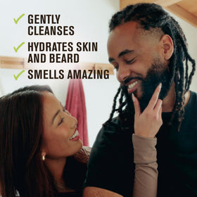 Every Man Jack texture on hand showing gel consistency that spreads easily through hair
