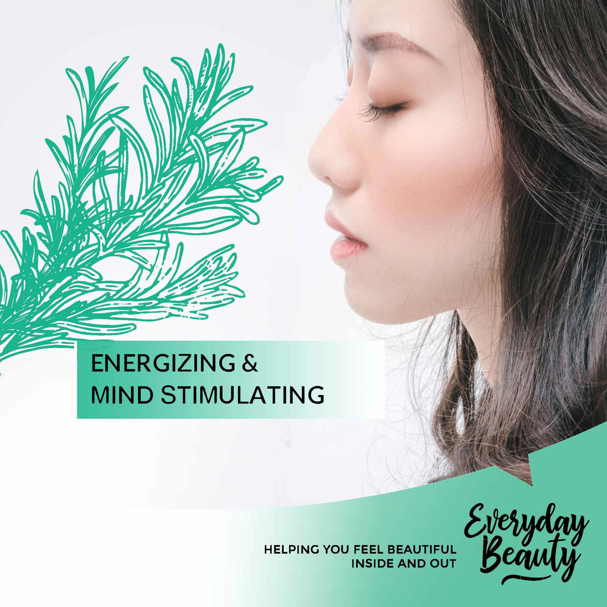Everyday Beauty mist applied to hair roots for scalp refresh and lightweight hydration