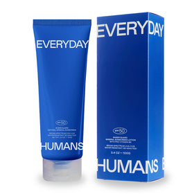 Everyday Humans on a beach towel showing reef-safe protection for outdoor activities