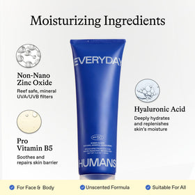 Everyday Humans pouring into hand highlighting easy dispense and controlled use