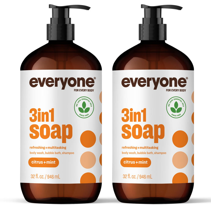 everyone 3-in-1 front packaging showing label and 32oz bottles for clear product identity and convenience