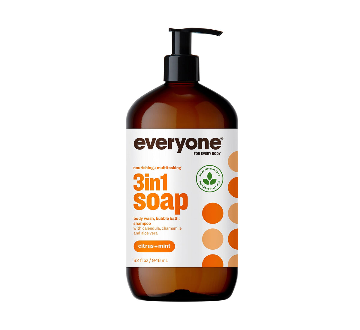everyone front label showing product name and scent, clear benefits
