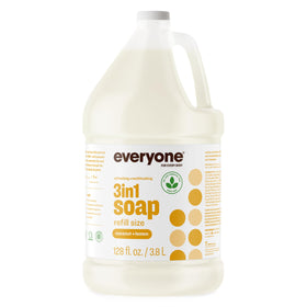 everyone front label on gallon bottle showing product identity and scent benefit