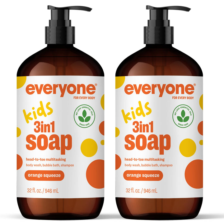 everyone front packaging showing two 32 ounce bottles and benefits