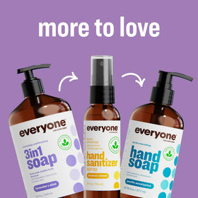 everyone bottle in hand size comparison showing generous volume and value
