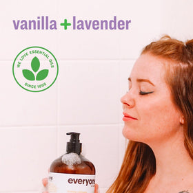 everyone close-up foam texture demonstrating gentle lather and cleansing