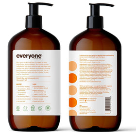 everyone bottle in recycled plastic highlighting eco-friendly packaging benefit