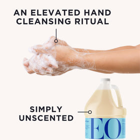Everyone EO bottle recycled-plastic mark emphasizing eco benefit