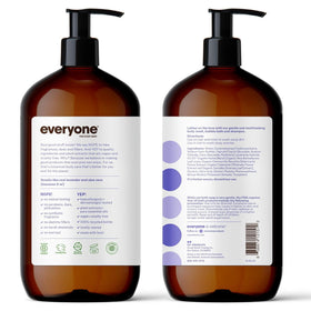 everyone for every body pump and label detail highlighting clear ingredients and easy dispensing
