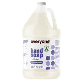 everyone lavender coconut gallon bottle front view shows full packaging and refill benefit