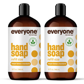 everyone for every body front packaging showing two 32 oz refill bottles and citrus scent benefit