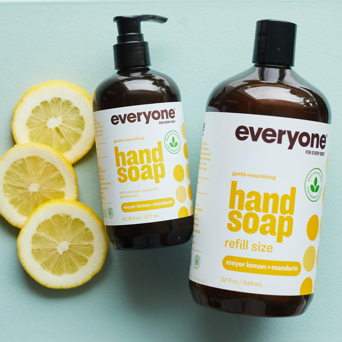 everyone for every body bathroom lifestyle with soap on counter showing aesthetic and low-waste benefit