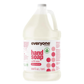 everyone brand gallon bottle front view showing label and recycled plastic benefit