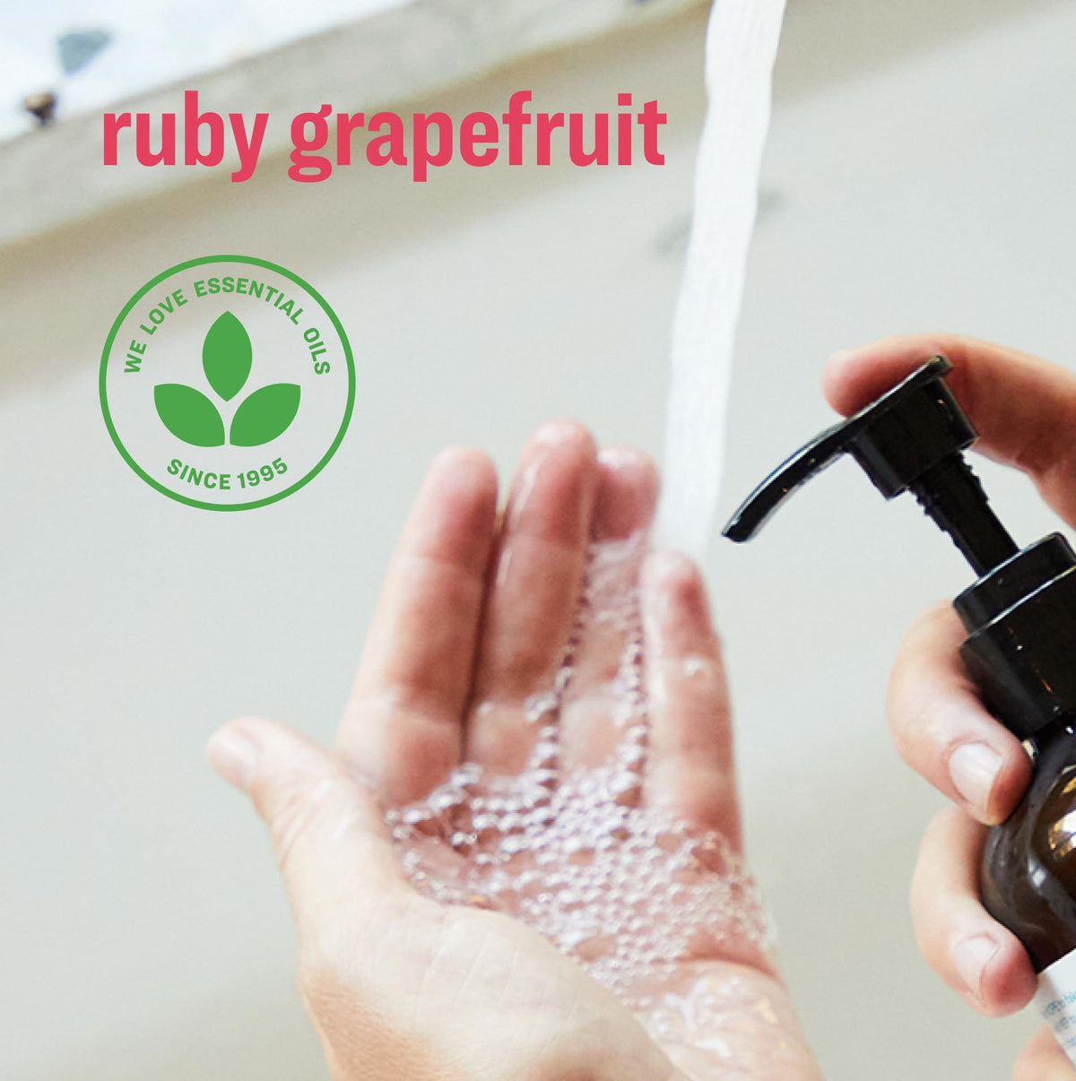 everyone soap lather texture on hand demonstrating gentle cleansing benefit
