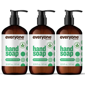 everyone front packaging showing spearmint and lemongrass scent and clean design benefit