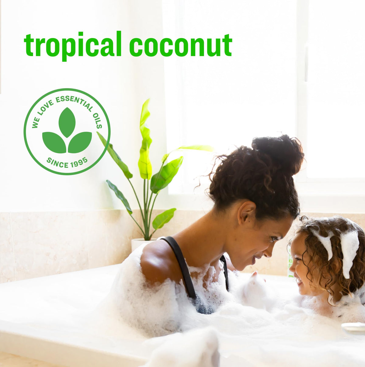 everyone creamy foam on a child's hand demonstrating gentle lather and effective cleanse