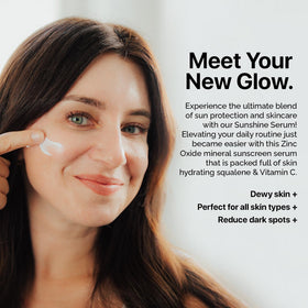 EveryRay Suncare label detail highlighting zinc oxide protection and clean formulation