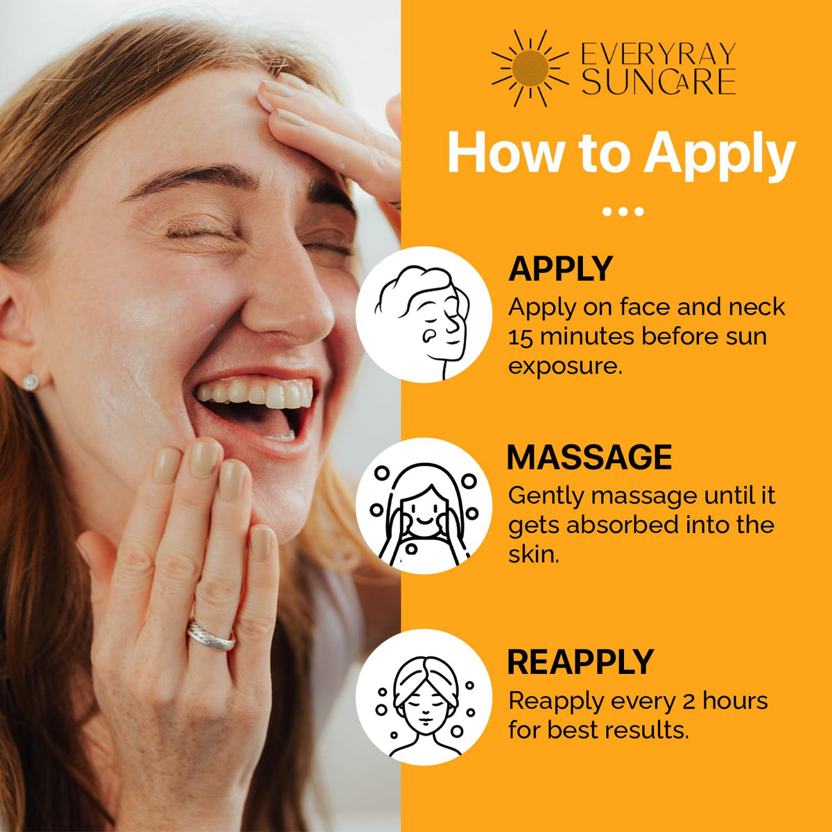 EveryRay Suncare close-up serum drop texture showing lightweight hydration benefit