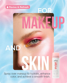 BRUMISATEUR Evian held in hand to show compact travel-friendly size benefit
