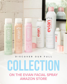 BRUMISATEUR Evian sprays inside a purse for instant refresh while commuting benefit