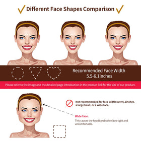EVITA PERONI on model wearing glasses showing comfortable glasses compatibility benefit