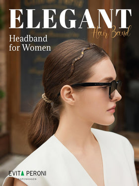 EVITA PERONI side curved detail showing glasses clearance for comfortable fit