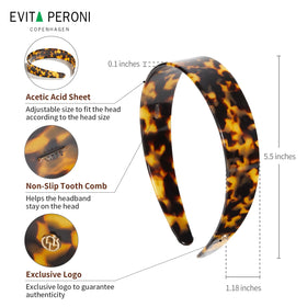 EVITA PERONI side profile showing band width for secure comfortable hold
