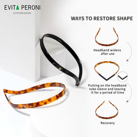EVITA PERONI lifestyle shot with casual outfit highlighting versatile styling