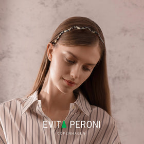 EVITA PERONI protective tube cover storing headband to prevent scuffs