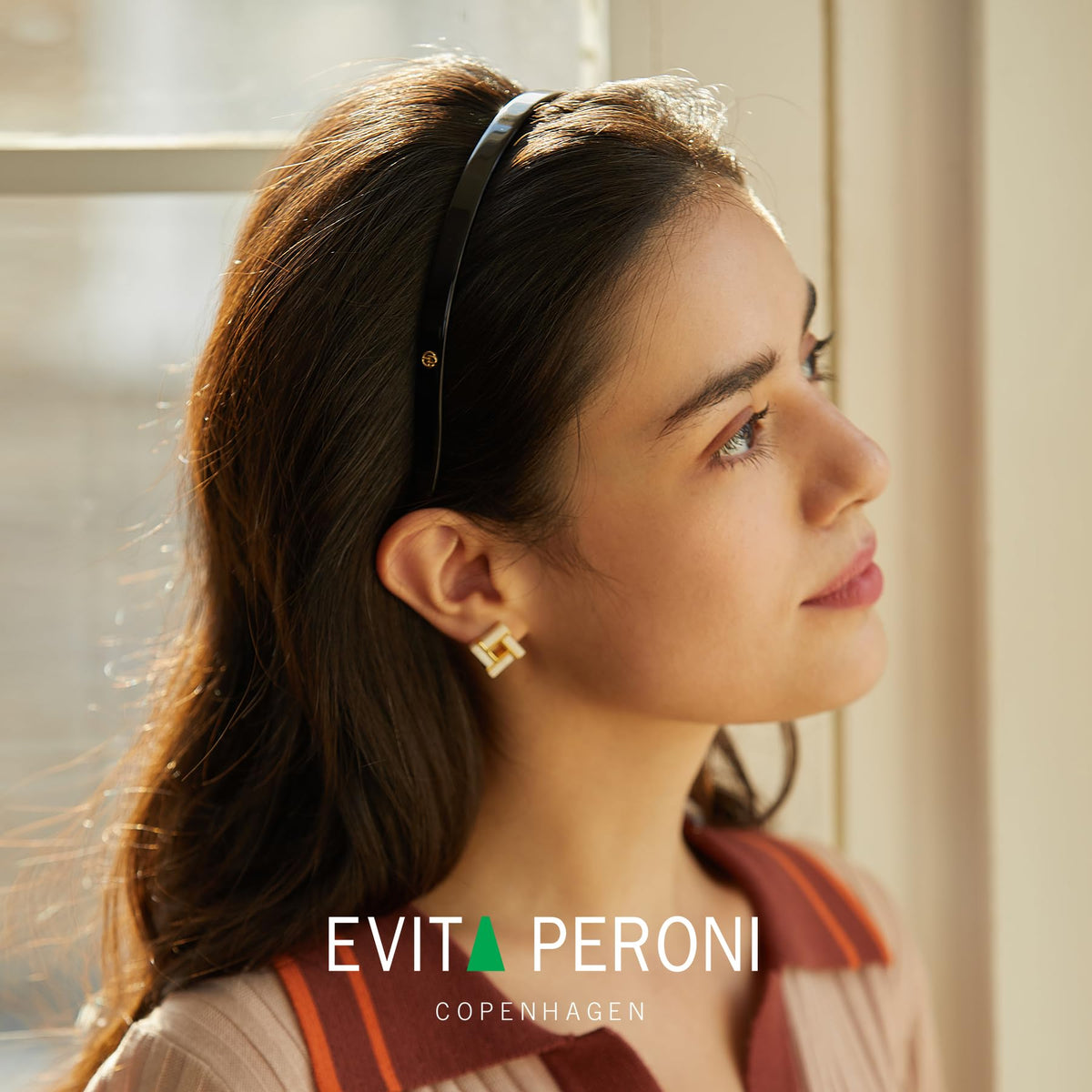 EVITA PERONI both thin headbands displayed together, shows color options and set value