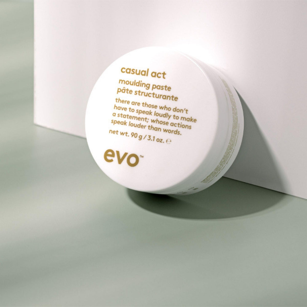 EVO styled hair lifestyle shot demonstrating natural-looking texture benefit