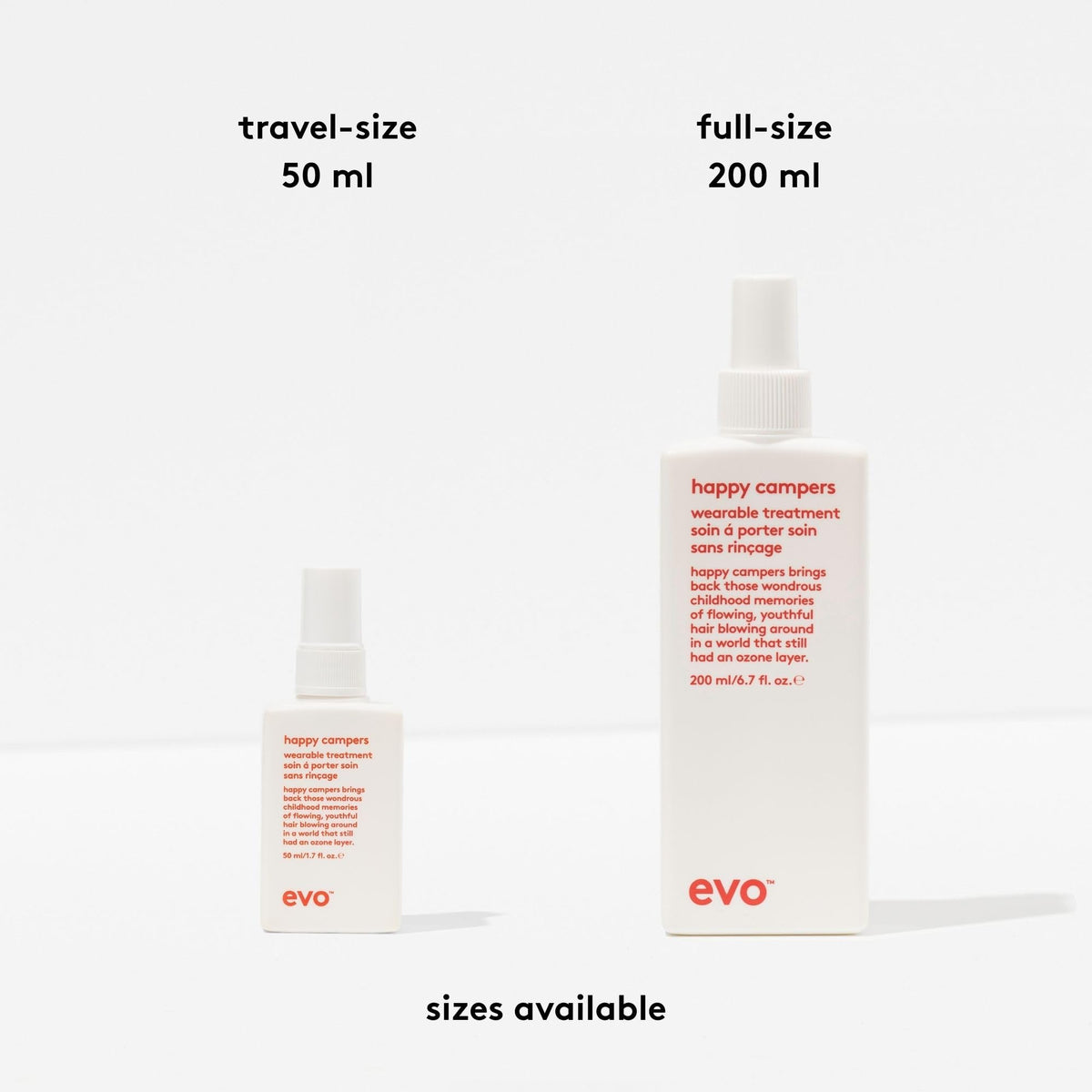 EVO Happy Campers texture on hand illustrating lightweight moisturizing feel