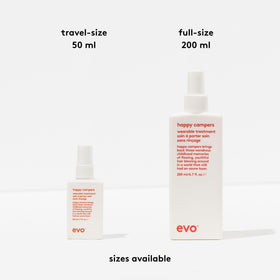 EVO Happy Campers texture on hand illustrating lightweight moisturizing feel
