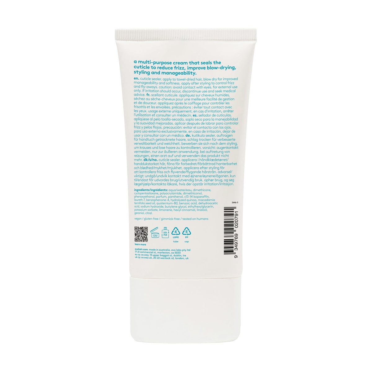 EVO Head Mistress used during blow-dry in salon-like setting for frizz control