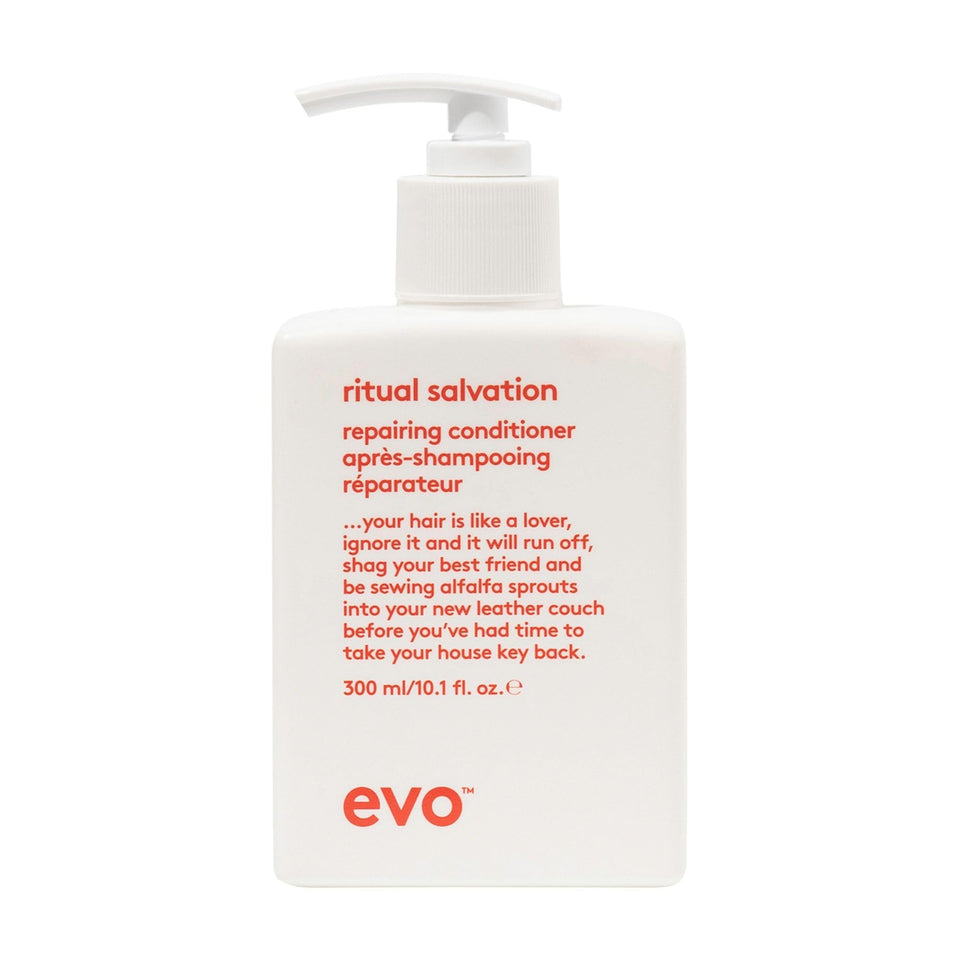 EVO Ritual Salvation front packaging showing bottle and label for quick ID