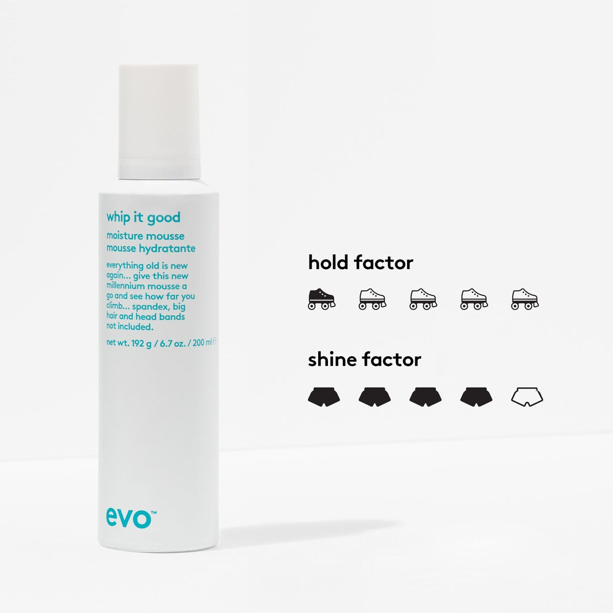 EVO foam dispensed in hand showing consistency and easy application